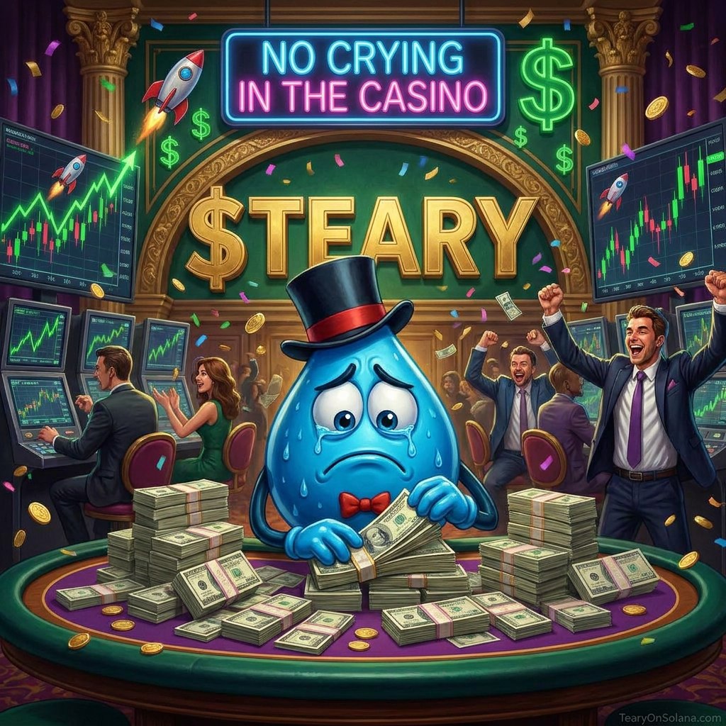 Teary at the high-stakes table